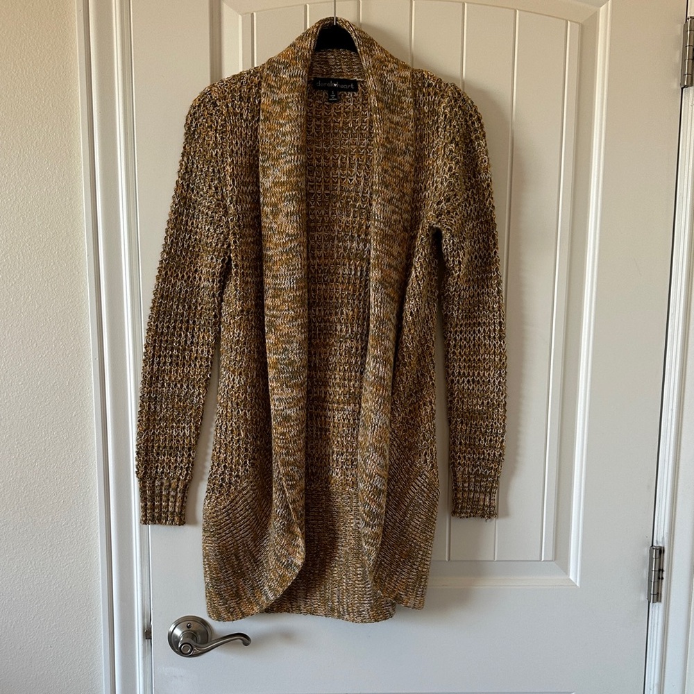 Derek Heart Multitone Knit Women's Cardigan